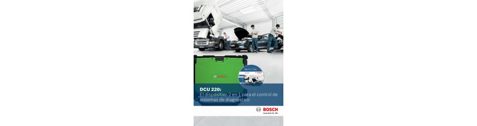 DCU 220: El dispositivo 2 en 1 para el control de sistemas de diagnóstico